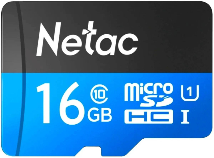 Карта памяти microSDHC NETAC 16 ГБ, Class 10, P500 Ultra,  1 шт., без адаптера [nt02p500ult-016g-s]
