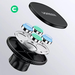 Магнитный держатель для телефона в автомобиль UGREEN LP292 (80785) Magnetic Phone Holder for Car. Цвет: черный