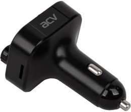 Автомобильный FM-модулятор ACV FMT-130B черный BT USB 40580
