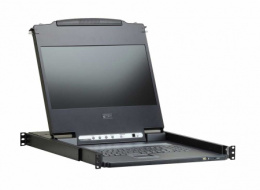 KVM консоль ATEN 17.3" Single Rail LCD Console USB, HDMI / DVI / VGA, 1920x1080 CL6700MW-ATA-RG