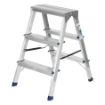 Двусторонняя алюминиевая стремянка РемоКолор 3 ступени 63-0-023