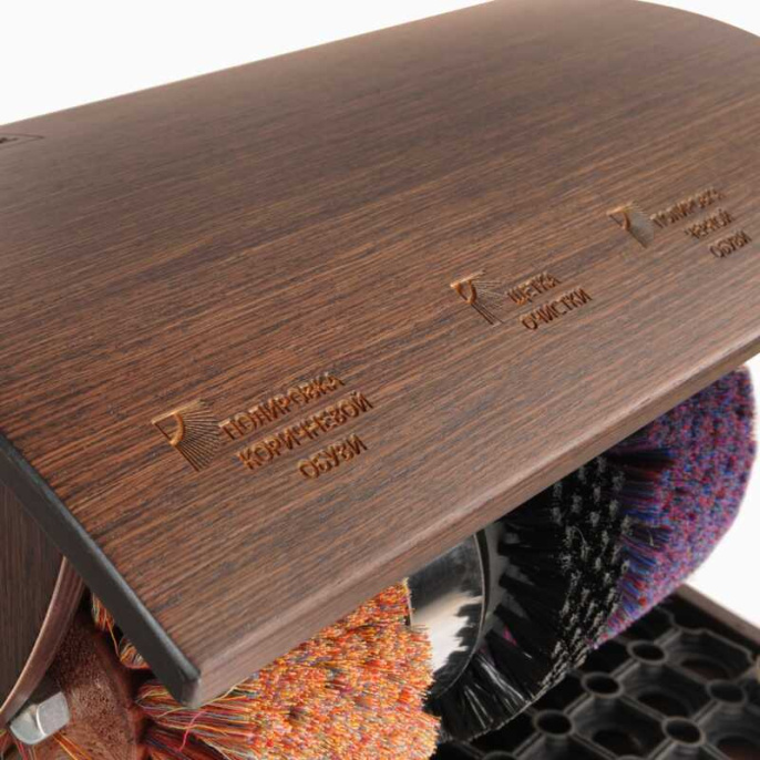 Машинка для чистки обуви Эко Полирол Био Венге Eco Polirol BIO Venge