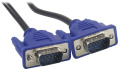 Кабель VGA Pro Cablexpert CC-PVGA-6 черный, 1.8м, 15M/15M, экран, феррит. кольца, пакет
