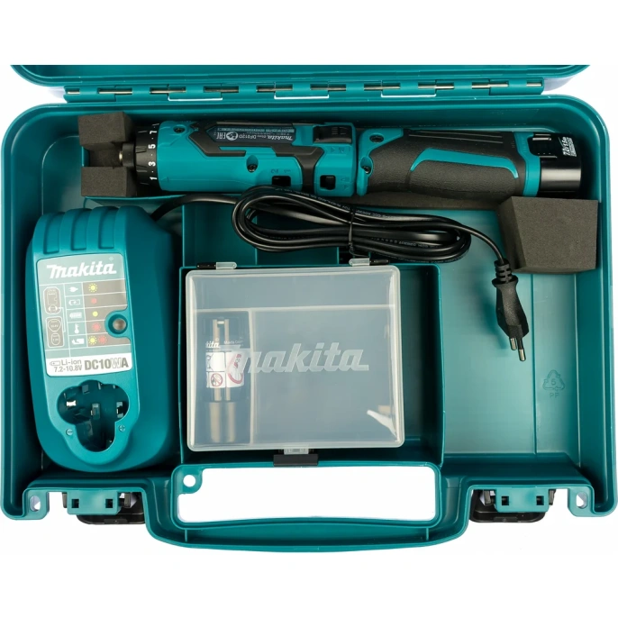 Аккумуляторная отвертка Makita DF012DSE