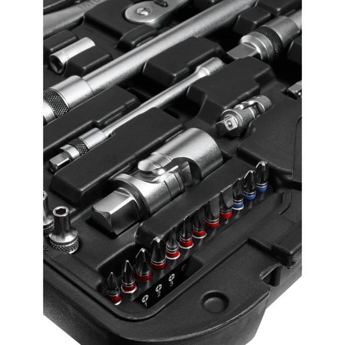 Набор инструментов Inforce 85 предметов 1/2", 1/4" Inforce, Сталь Cr-V, Профессиональный, 06-07-14