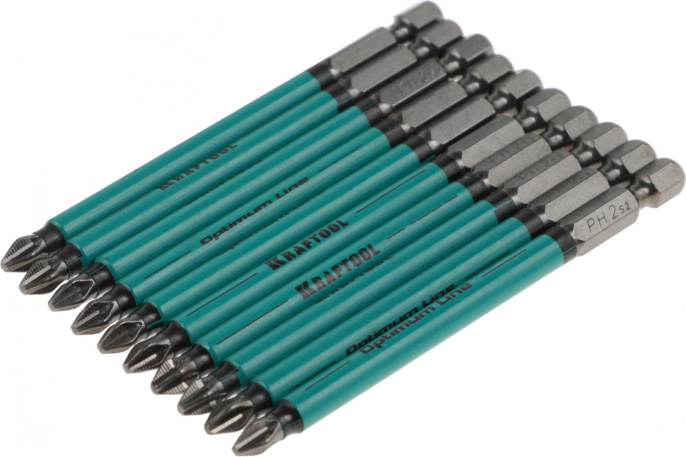 Набор бит Kraftool 26122-2-100-10 10пред. для шуруповертов