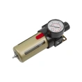 Фильтр-регулятор с индикатором давления для пневмосистем 1/2'', 10 Мк, 1400 л/мин, 0-10 bar, рабочая температура 5-60° Forsage F-BFR4000