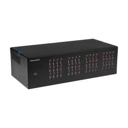 Управляемый USB over IP концентратор DistKontrolUSB-48 с 48 портами USB с 2 блоками питания / Ethernet 2 x 10/100/1000 Mb / Защитный модуль с замком