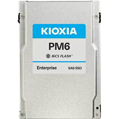 Накопитель SSD KIOXIA KPM61VUG1T60 Enterprise SSD 1600GB 2,5" 15mm (SFF), SAS 24Gbit/s, Mix Use, R4150/W2700MB/s, IOPS(R4K) 595K/265K, MTTF 2,5M, 3 DWPD, TLC (BiCS Flash™), 5 years wty