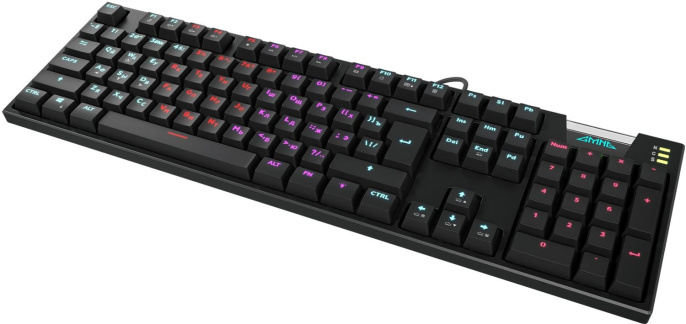 Клавиатура GMNG GG-KB780X, проводная, USB, механическая, черный [1910518]