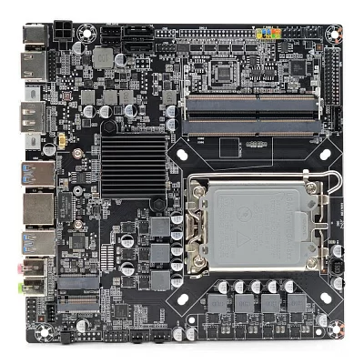 Материнская плата Afox AFOX Motherboard Intel® H610 INTEL® Socket 1700, 1000M lan, Mini-ITX (17 x17cm) (AFH610-MI) (785549)