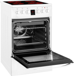 Электрическая плита WEISSGAUFF WES 2V16 WE Premium Line,  стеклокерамика,  электрическая,  без крышки,  белый [432832]