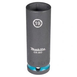 Головка ударная удлиненная торцовая Impact Black 19x81.5 мм, 1/2"DR Makita E-16499