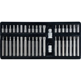 Набор бит YATO 1/2-3/8 дюйма 40 шт HEX SPLINE TORX YT-0400