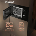 Микроволновая печь Weissgauff BMWO-206 20л. черный встраиваемая