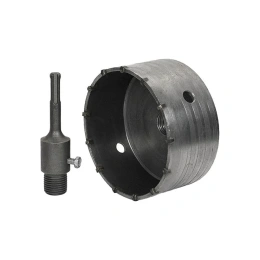 Коронка по бетону ударная 90 мм в сборе, SDS-plus, твердосплавная TORGWIN T631398