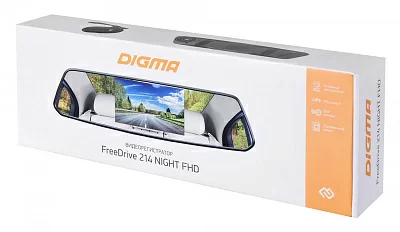 Видеорегистратор Digma FreeDrive 214 NIGHT FHD черный 2Mpix 1080x1920 1080p 170гр. GP6247