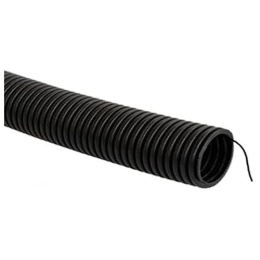 Rexant 28-0016-3 Труба гофрированная из ПНД безгалогенная HF, с зондом, 16мм, черная бухта 100 м/уп