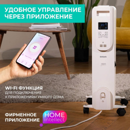 Радиатор масляный Timberk Home Intellect T-OR2009-F10E-WF 2000Вт белый
