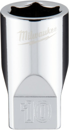 Головка Milwaukee 4932478318 1/4" 10мм крепление: квадрат с подпружиненным шариком, форма наконечника: внутренний торцевой шестигранник, материал: металл