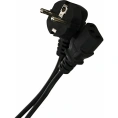 Компьютерный кабель AOpen/Qust розетка 220V угловая Евровилка VDE 3G*0,5mm2 3,0m Aopen ACE021-3M