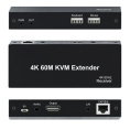ORIENT VE070, HDMI 2.0 KVM extender Tx+Rx , HDMI+USB+Audio удлинитель до 60 м по витой паре Cat6, HDMI 2.0, 4K@60Hz, HDCP, дополнительный выход HDMI, передача ИК сигнала управления 33336