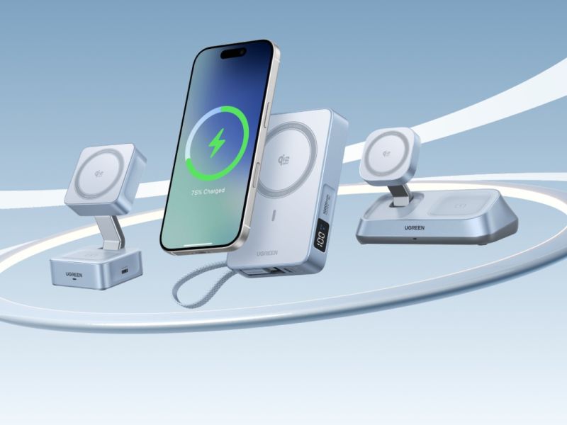 Ugreen выпустила многофункциональные зарядки MagFlow с поддержкой Qi2 25W