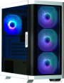 Корпус Zalman M4 Белый материал: сталь, пластик, окно: закаленное стекло, Power, LED Button, Power/HDD LED, MIC, Audio, 2xUSB 3.0, 1xUSB2.0, без БП, 1х3.5''/2.5'', 1x3.5'', 2x2.5"
