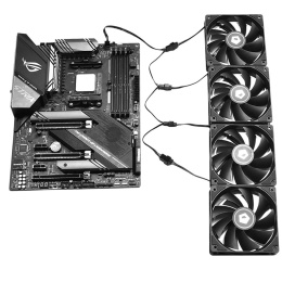 Разветвитель для вентиляторов ID-Cooling FS-04 1 to 4x4-pin PWM