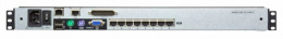 KVM консоль ATEN 17" 1-Local/Remote Share Access 8-Port Multi-Interface Cat 5 Dual Rail LCD KVM over IP switch KL1508AIM-AXA-RG
