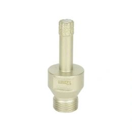 Коронка алмазная, вакуумное спекание (12х40 мм; 1/2"; М14) TECH-NICK TUK 136.600.7016