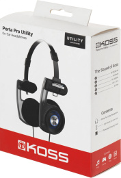 Наушники Koss Porta Pro Utility, 3.5 мм, накладные, черный [80001891]