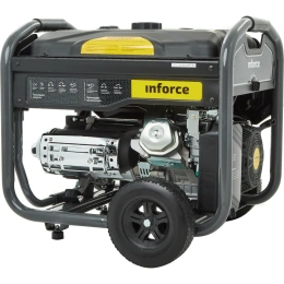 Бензиновый генератор 7,5 кВт; эл.стартер; ATS, колёса и ручки Inforce GL 7500 04-03-17