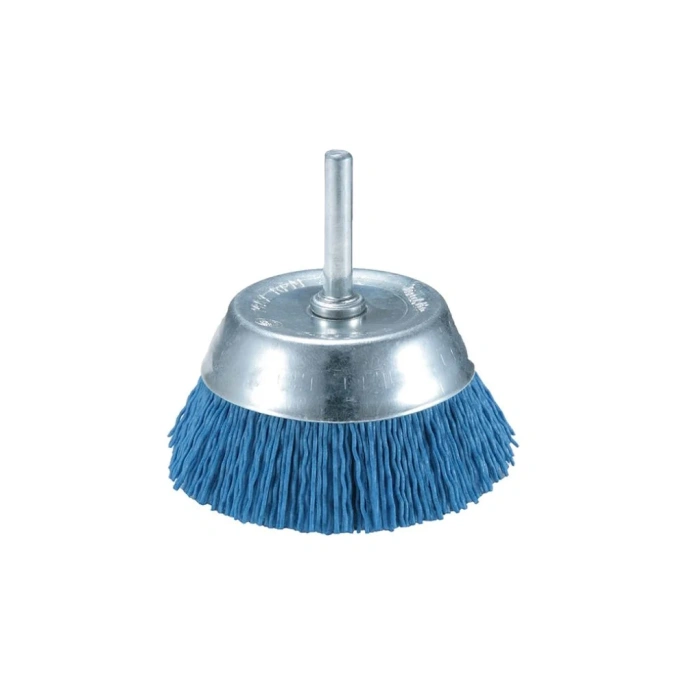 Щетка нейлоновая чашечная (50 мм; Р240; хвостовик 6 мм) Makita D-45537