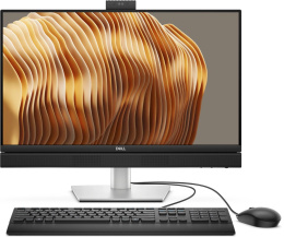 Моноблок Dell Pro 24 Plus QB24250 23.8" Full HD Core Ultra 7 265 (2.4) 32Gb SSD1Tb Graphics CR Windows 11 Pro GbitEth WiFi BT 240W клавиатура мышь Cam серебристый 1920x1080