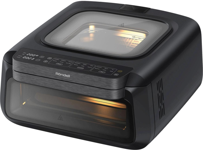 Аэрогриль Rondell RDE-AF111,  черный и серебристый