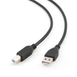 Кабель интерфейсный USB 2.0 Filum FL-CPro-U2-AM-BM-1M 1 м., черный, разъемы: USB A male-USB B male, пакет