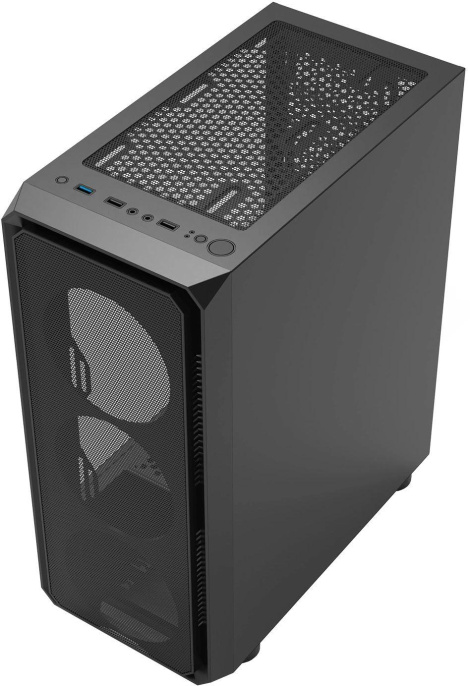 Корпус Bloody CC-126 черный без БП ATX 8x120mm 2xUSB2.0 1xUSB3.0 audio bott PSU