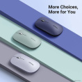 Беспроводная компьютерная мышь UGREEN MU001 90374 Portable Wireless Mouse. Цвет: зеленый