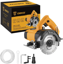 Циркулярная пила дисковая Deko DKCS1400 1400Вт ручная D диска.:115мм 063-4355