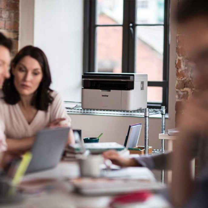 МФУ лазерный Brother DCP-1623WR DCP1623WR1 A4 WiFi белый