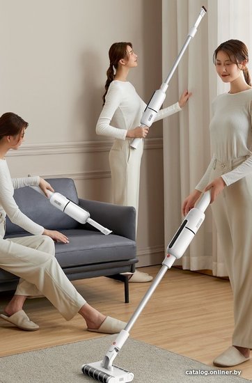 Вертикальный пылесос Deerma Wireless Vacuum Cleaner VC55 White