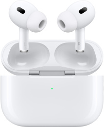 Наушники Apple AirPods Pro 2 2023 A3047/A3048/A2968, Bluetooth, внутриканальные, белый [mtjv3za/a]
