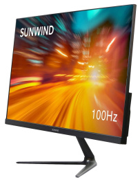 Монитор SunWind 27" SM-27FV222 черный VA LED 5ms 16:9 HDMI матовая 250cd 178гр/178гр 1920x1080 100Hz VGA FHD 4.2кг SM27VB01