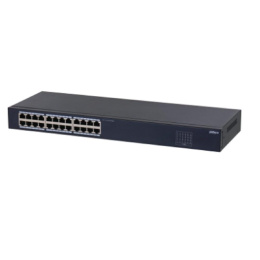 Коммутатор Dahua 24-port 10/100M RJ45 Non-PoE Switch, Metal case DH-SF1024