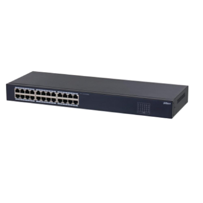 Коммутатор Dahua 24-port 10/100M RJ45 Non-PoE Switch, Metal case DH-SF1024