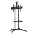 Кронштейн-стойка Digis DSM-P164CL для ТВ и панелей 37"-70", максимальный вес: до 50 кг, VESA: до 600x400мм, наклон -10°/+10°, регулировка высоты ТВ, полки для камеры и
