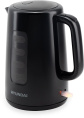 Чайник электрический Hyundai HYK-P2501 2.5л. 2200Вт черный корпус: пластик