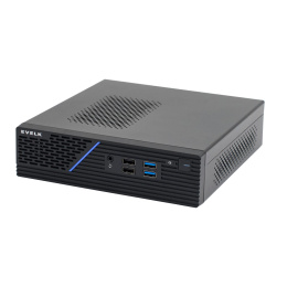 Корпус EVELK с блоком питания 120Вт/ Case Foxline EV-109-AD120 mITX, w/ ext.PSU 120W, DC-converter, w/2хUSB2.0+2хUSB3.0, 1x40mmFan, black, VESA, w/pwr cord, logo EVELK FL-109-AD120-DC-EVLK
