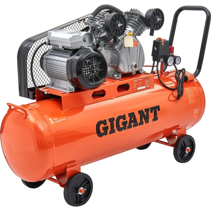 Ременной компрессор (100 л; 10 бар; 430 л/мин) Gigant BCL-100